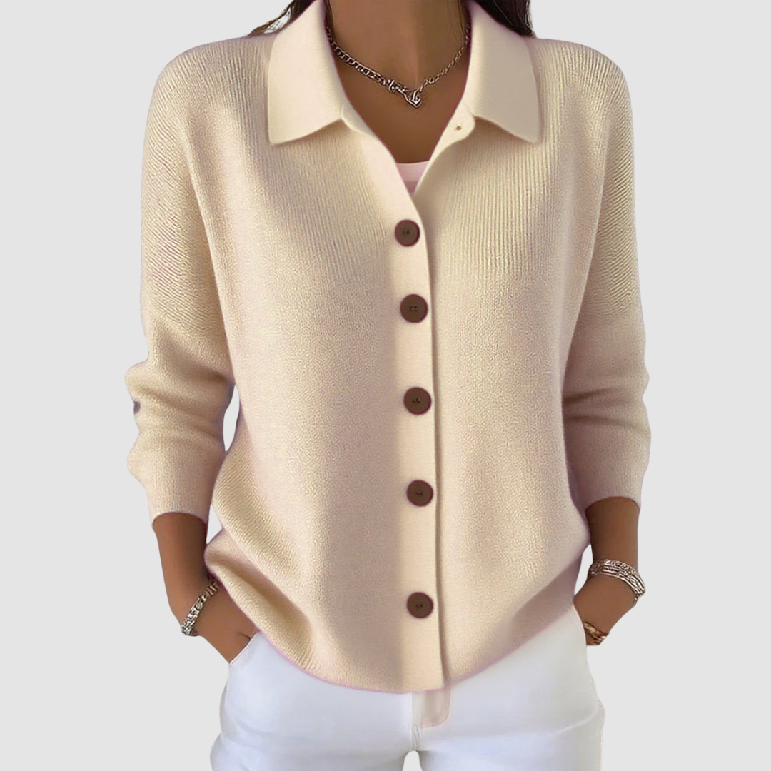 Riah™ | Soft Button-Up Knit Cardigan
